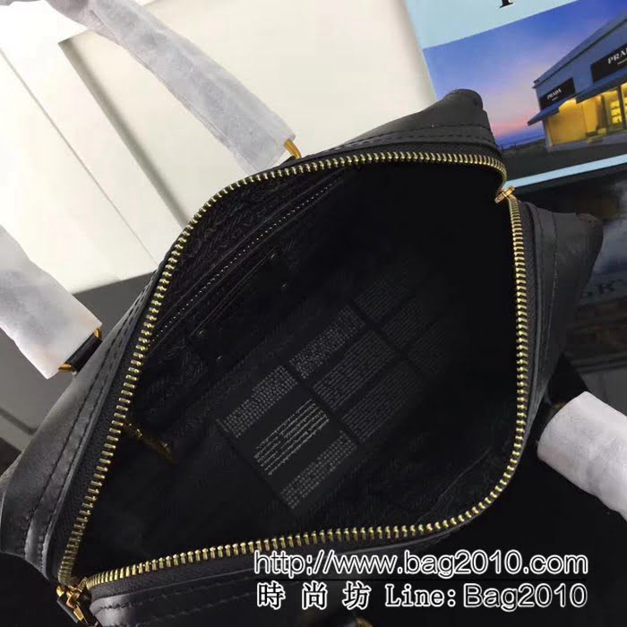 普拉達PRADA原單 2018早春經典爆款 PRADA 1BH093原單荔枝紋配平紋手提肩背包 PHY1475